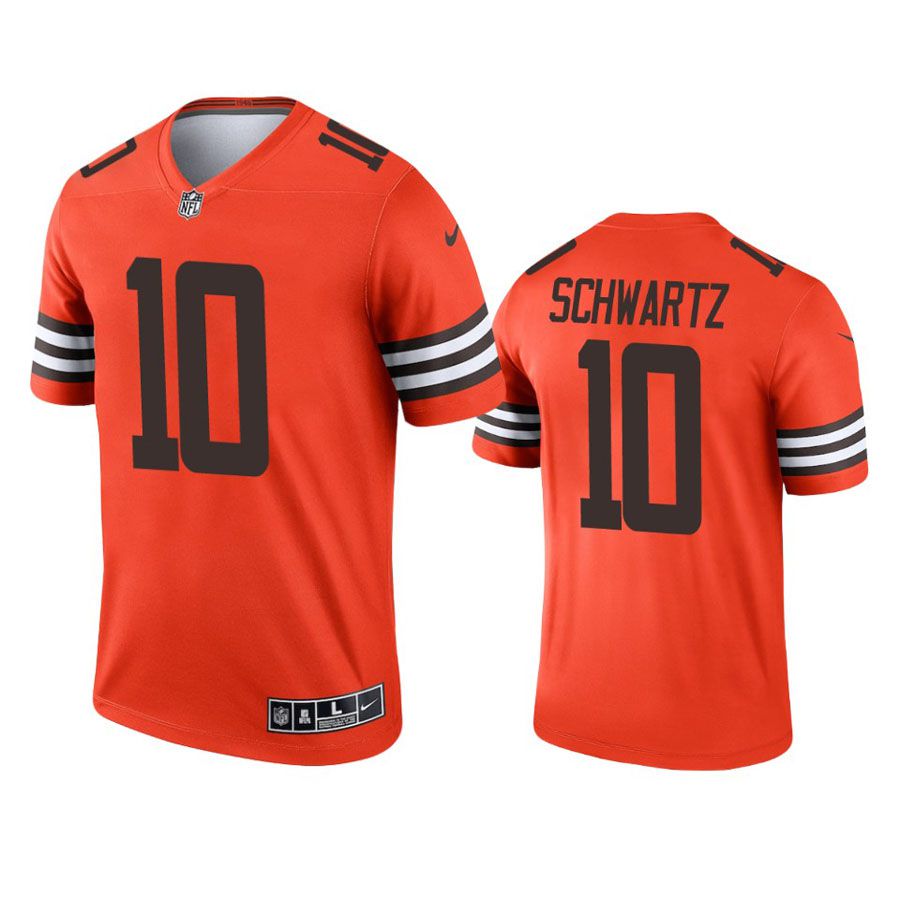 Men Cleveland Browns #10 Anthony Schwartz Nike Orange Inverted Legend NFL Jersey->cleveland browns->NFL Jersey